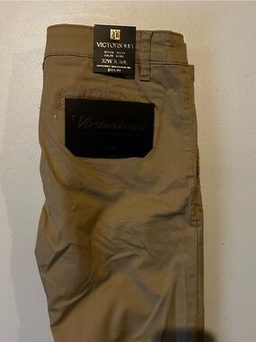 Victorious slim khaki pants